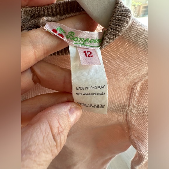 Bonpoint wool sweater size 12 months - Picture 2 of 4